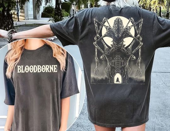 Bloodborne Mark Game 2 Sides Shirt, Bloodborne The Hunters Shirt, Bloodborne Hot Game Shirt, 2024 Trendy Shirt