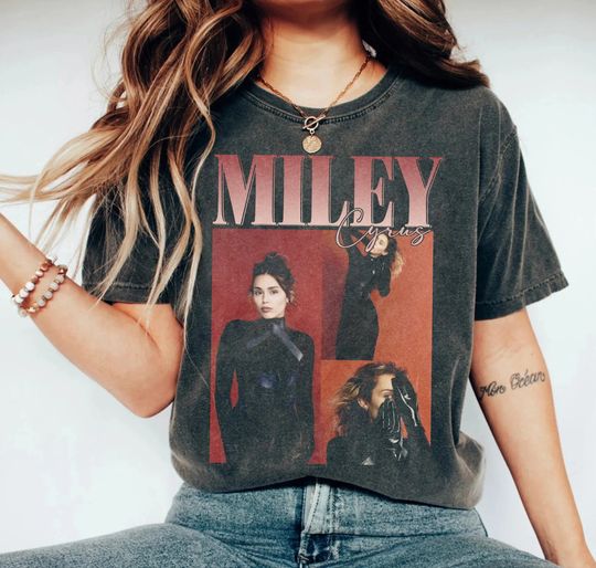 Miley Summer Tour Shirt, Cyrus Graphic Shirt, Funny Miley Vintage Shirt