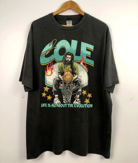 Vintage J Cole Shirt, I Cole Merch Tour Shirt, J Cole Hip Hop Rapper Shirt, J Cole Retro 90S Shirt, Trendy Tee