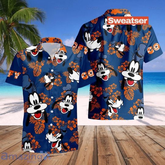 Retro Goofy Dog Summer Beach Hawaiian Shirt, Disney Hawaii Shirts