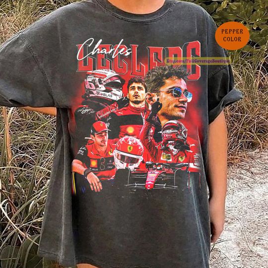 Limited Charles Leclerc Shirt, Vintage Charles Leclerc Shirt, Unisex Shirt
