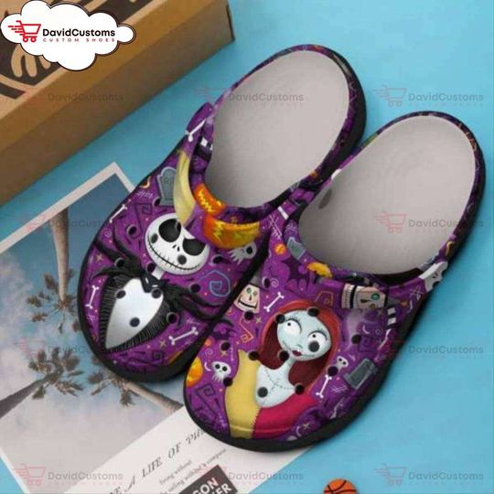Jack Skellington Sally Nightmare Disney Adults Clog Shoes