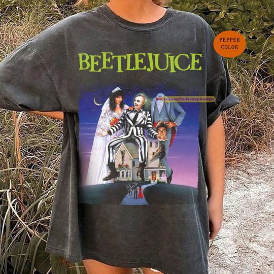 Retro Beetlejuice 1988 Movie shirt, Vintage Horror Beetlejuice Shirt