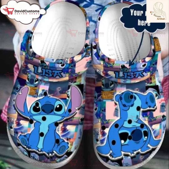 Halloween Stitch Lilo Disney Personalized Clogs Slippers Style