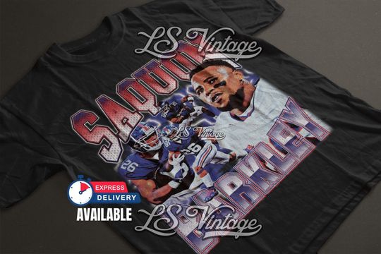 Saquon Barkley Shirt Vintage Saquon Barkley Graphic Tee