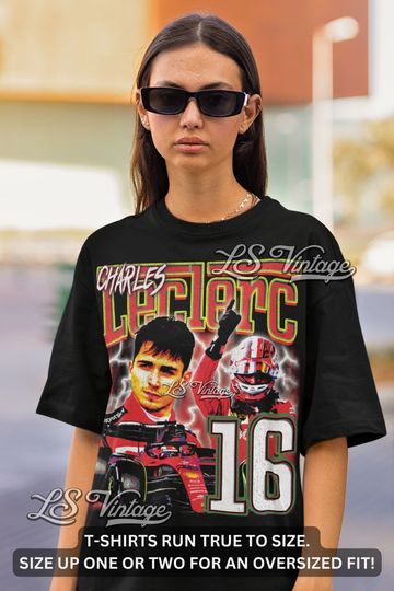 Charles Leclerc Shirt Vintage Charles Leclerc Graphic Tee