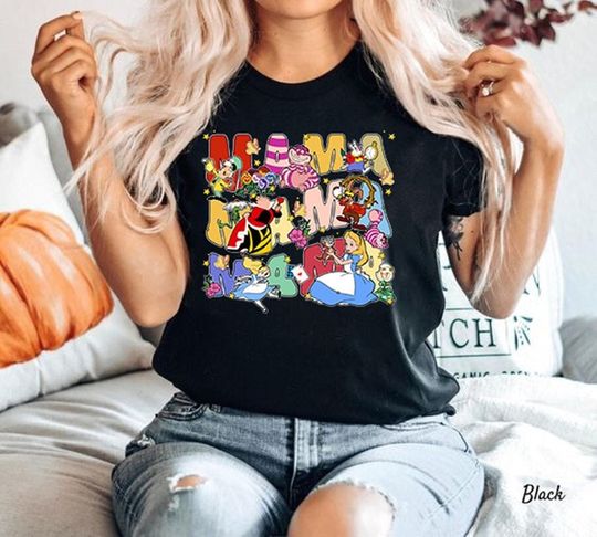 Disneyland Mama Alice In Wonderland Shirt, Disneyland Alice Cheshire Mom Shirt
