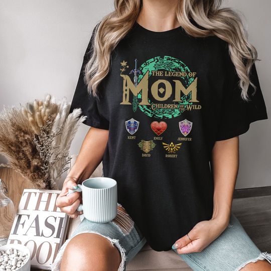 Personalized The Legend Of Mom T-Shirt, Zelda Mom Shirt, Zelda Link Shirt