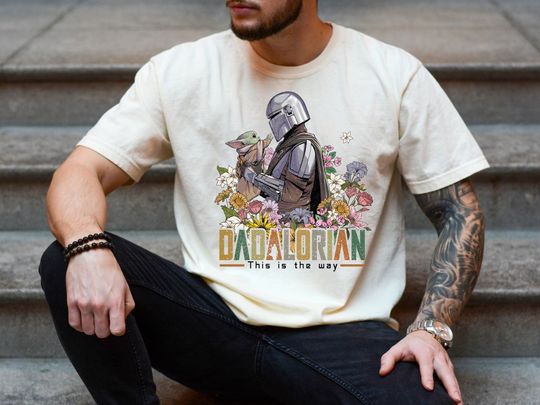 The Dadalorian Best Dad In The Galaxy Shirt, Disney Father's Day Shirt