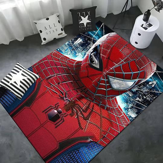 Disney Spiderman Anti-slip Large Area Rugs 3D Carpet for Home Living Room Kitchen Bedroom