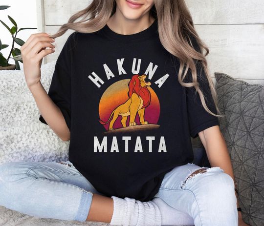 Discover Vintage Lion King Hakuna Matata Shirt, Simba Lion King Disney Shirt