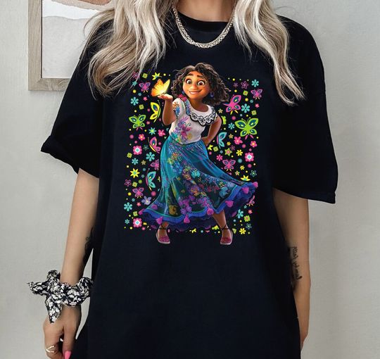 All About The Butterflies Mirabel Floral Shirt, Mirabel Encanto Shirt