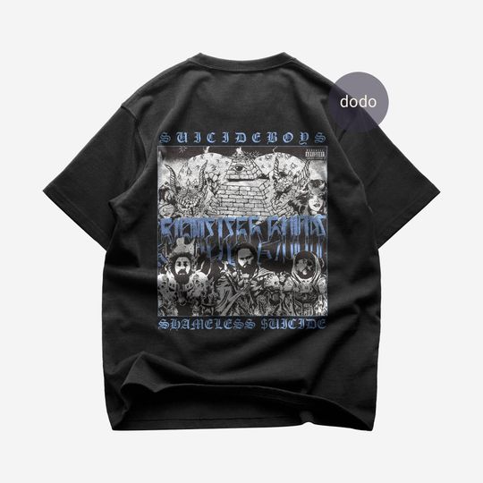 Suicideboys Back T-Shirt - SHAMELESS SUICIDE Album