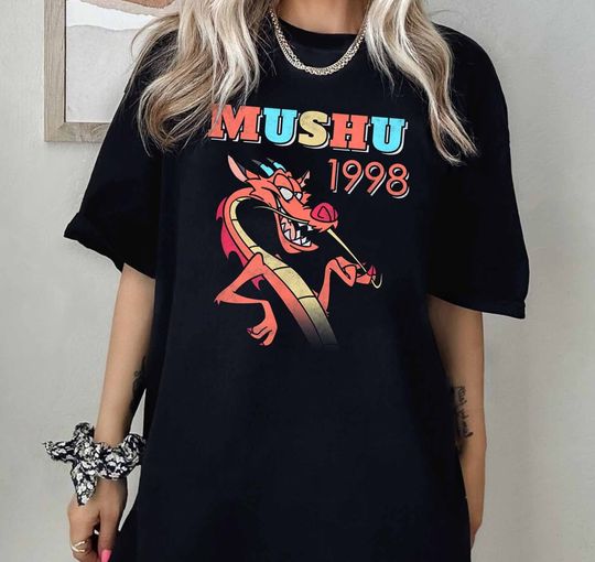 Retro Disney Mushu 1998 Shirt, Mushu Mulan Disney Shirt, Disney Mushu Dragon Shirt
