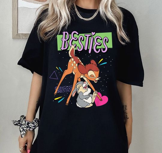 Bestie Bambi Thumper Shirt, Bambi Disnet Shirt, Bambi Reindeer Shirt