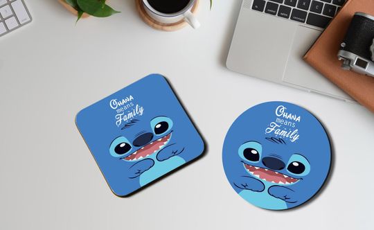 Disney Stitch, Ohana Means Family Coaster