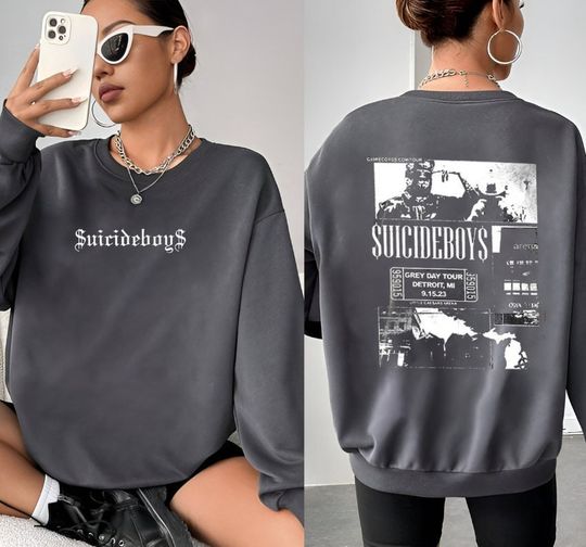 Vintage Suicideboys Tour 2Side Shirt, I Want To Die Sweatshirt, SuicideBoys Merch