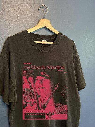 My bloody valentine vintage T-shirt, my bloody valentine Super Rare Tour T-shirt