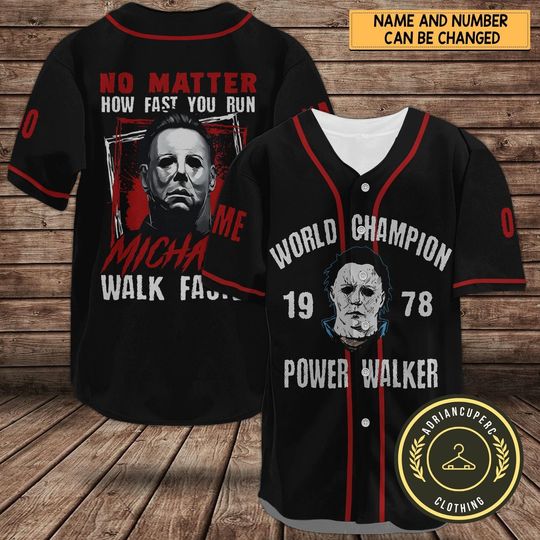 Michael Myers Halloween Baseball Jersey, Michael Myers Baseball Shirt, No Matter Shirt