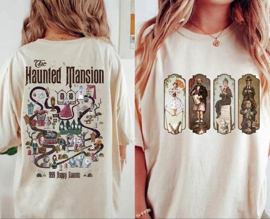 The Haunted Mansion Map Shirt, Disney Trip Shirt