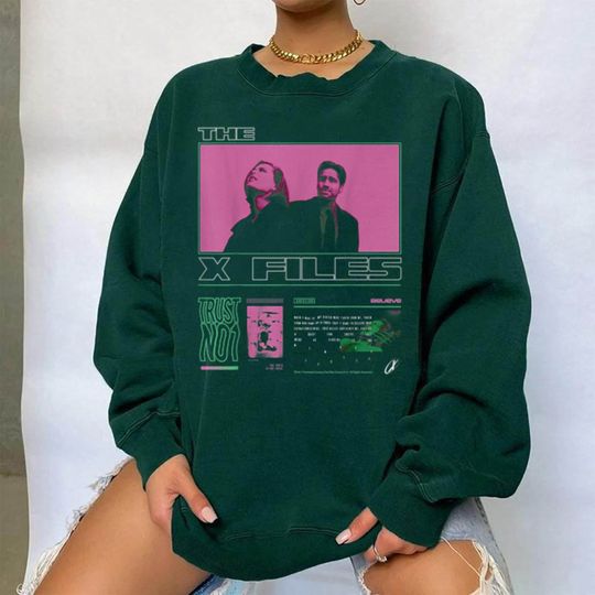 The X-Files Scully And Mulder Case File Retro Inspired Tee, X-Files Scully And Mulder  Vintage Shirt