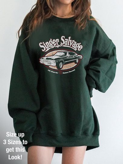 Supernatural Impala Singer Salvage SPN Inspired Tee, SPN Shirt