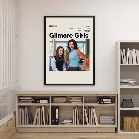 Gilmore Girls Minimal Poster | Rory Gilmore Lorelai Gilmore Poster