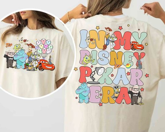 In My Disney Pixar Retro Shirt, Disney Magical Pixar Tour Double Sided Shirt