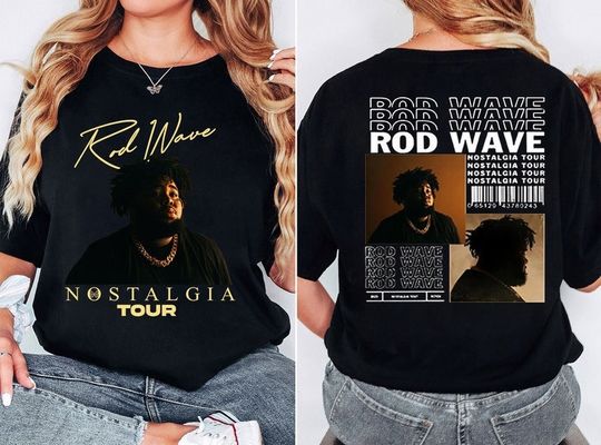 Rod Wave The Nostalgia Tour Shirt, Rod Wave Nostalgia 2 side Shirt, Rod Wave Nostalgia Album Shir