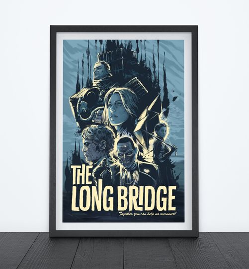 THE LONG BRIDGE Video Game Poster, Death Stranding Poster