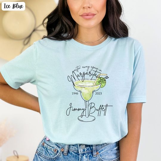 Jimmy Buffett Memorial Tee, Wasting Away in Margaritaville Tshirt