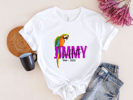 Jimmy Buffett RIP Shirt, Retro Jimmy Buffett In Memory Of Jimmy Buffett Tee Shirt