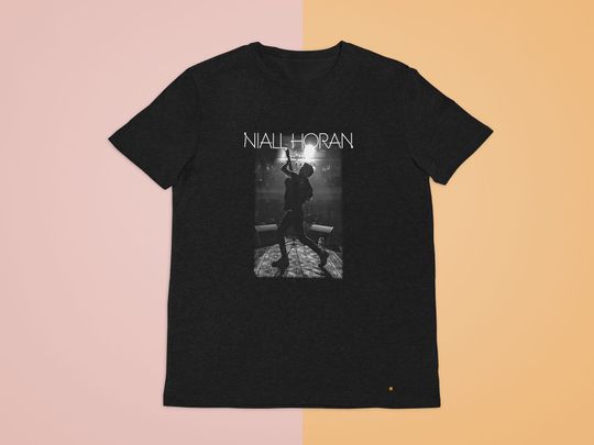 Shinning Niall Horan Vtg Black Tee Shirt Clothing
