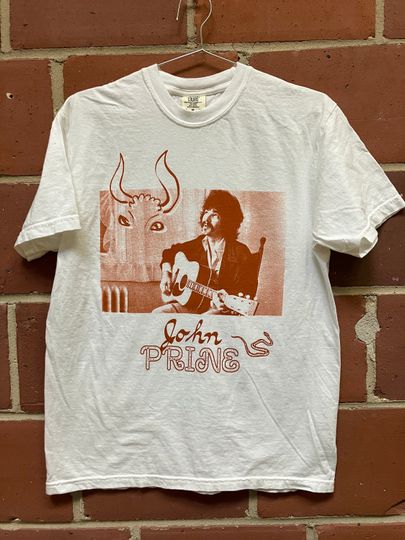 John Prine fan art shirt