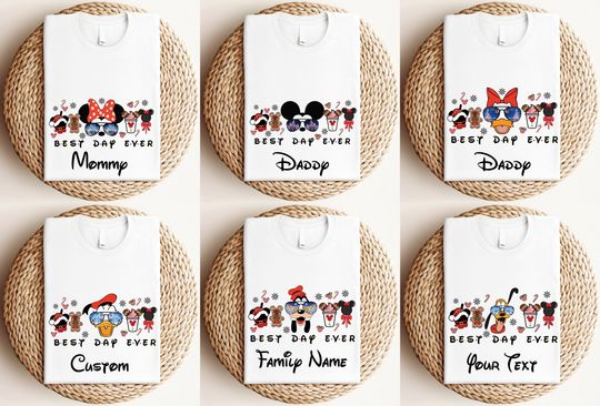 Disney Best Day Ever Couple shirts, Disney Family Shirts