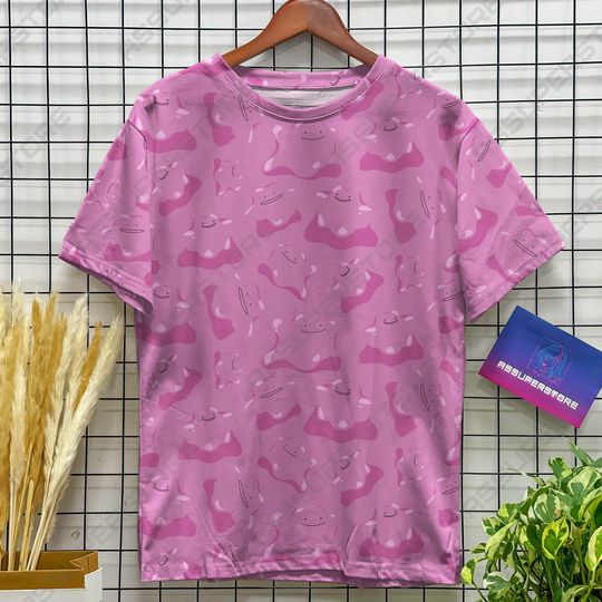 Ditto Invisible Trendy Summer Tshirt Ditto Anime Tshirt