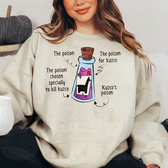 Disney Kuzco'S Poison Yzma'S Extract Of Llama Sweatshirt
