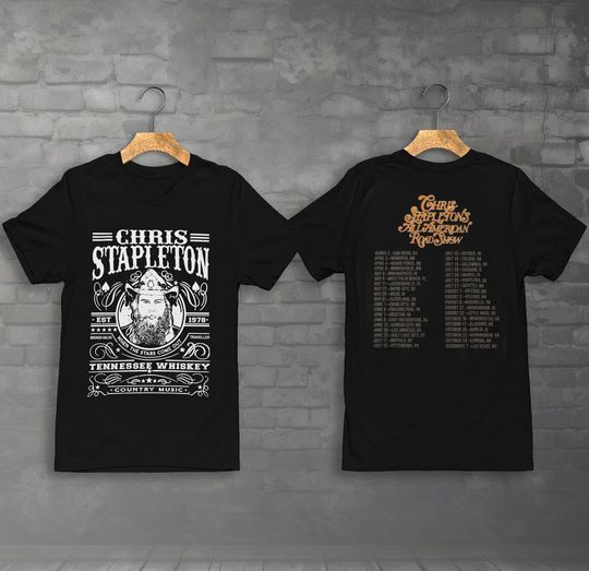 Chris Stapleton 2024 Tour Merch, All American Road Show Shirt
