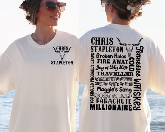 Chris Stapleton 2024 Tour Merch, All American Road Show Shirt