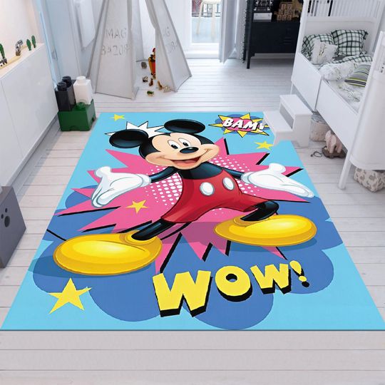 Discover Mickey Mouse Rug, Disney Room Rug