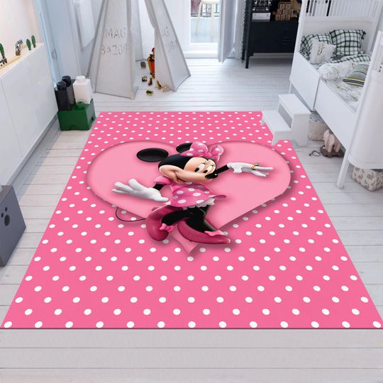Minnie Mouse Rug, Disney Room Rug
