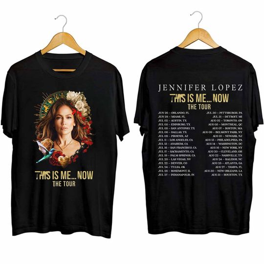 Discover Jennifer Lopez - 2024 This Is Me Now Tour Double Sided Shirt