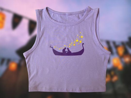 Rapunzel Crop Tank | Disney Shirt | Princess Rapunzel | Tangled