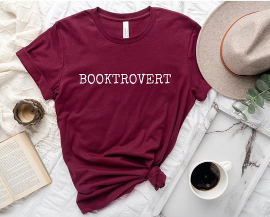 Booktrovert T-Shirt, Bookish Shirt, Book Lover Shirt, Introvert Shirt, Book Lover Gift