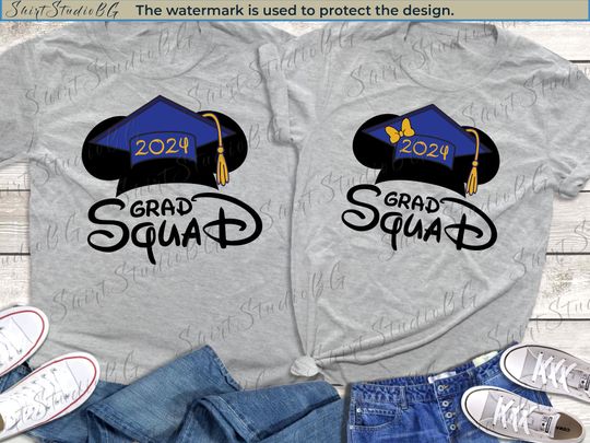 Disney Graduation Squad Shirt, Graduation Family Shirt