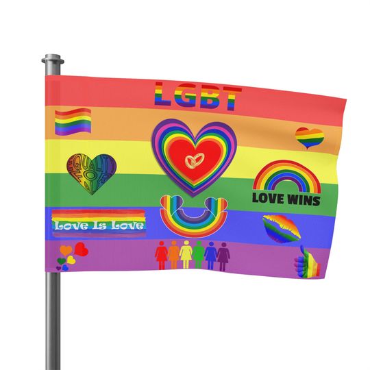 LGBTQ Equality Pride Month Flag, LGBTQ Flag ,Gay Pride Flag