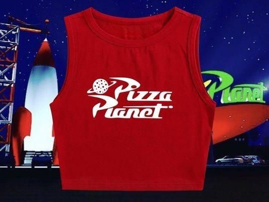 Pizza Planet Crop Tank | Disney Crop Tank | Disney Shirt | Hollywood Studios Shirt