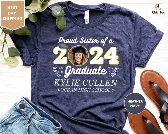 Personalized 2024 Garduation Matching Shirt, Personalized Graduation Shirt