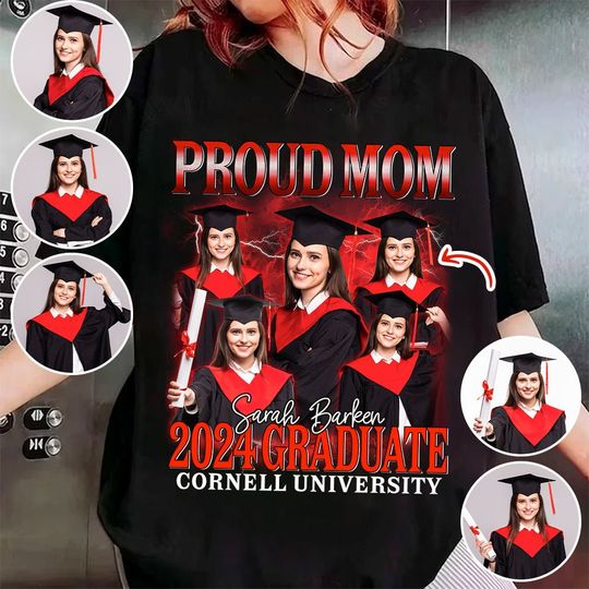 Personalized 2024 Garduation Matching Shirt, Personalized Graduation Shirt
