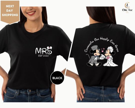 Disney Honeymoon Shirt, Custom Est Shirts, Honeymoon Matching, Just Married, Disney Wedding